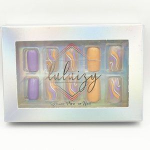 Press On Nails Square Reusable Nail Tips Kit